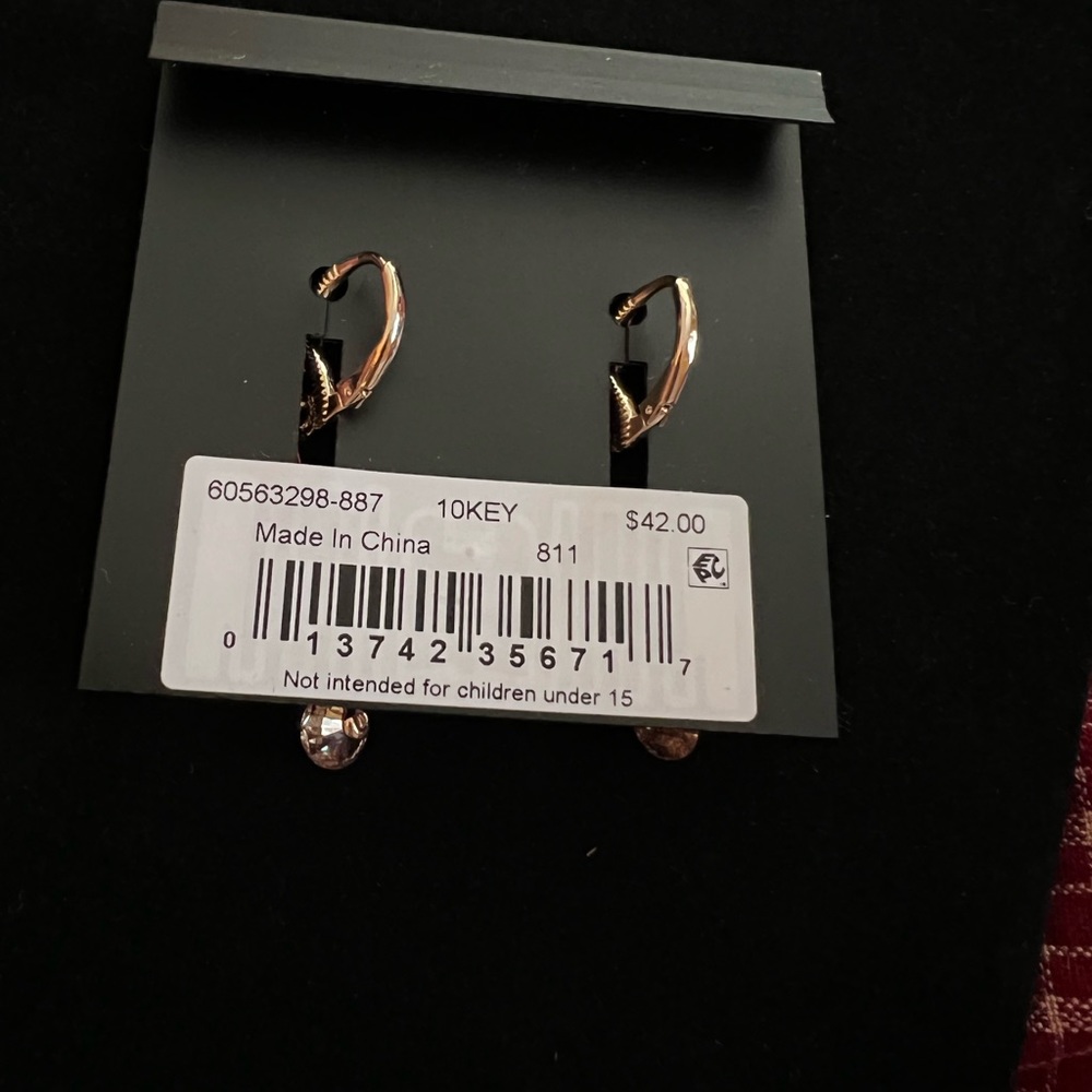 Givenchy Linear Earrings. New - Picture 2 of 3